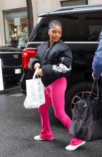 HALLE BAILEY Arrives at HeHotel in New York 05/04/2025