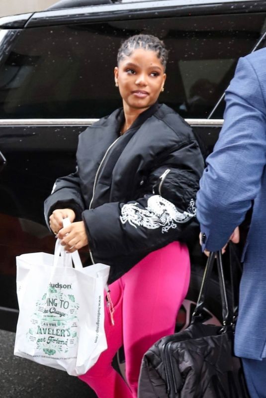 HALLE BAILEY Arrives at HeHotel in New York 05/04/2025