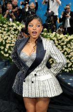 HALLE BAILEY at 2025 Met Gala Celebrating Superfine: Tailoring Black Style in New York 05/05/2025