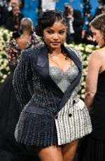 HALLE BAILEY at 2025 Met Gala Celebrating Superfine: Tailoring Black Style in New York 05/05/2025