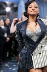 HALLE BAILEY at 2025 Met Gala Celebrating Superfine: Tailoring Black Style in New York 05/05/2025