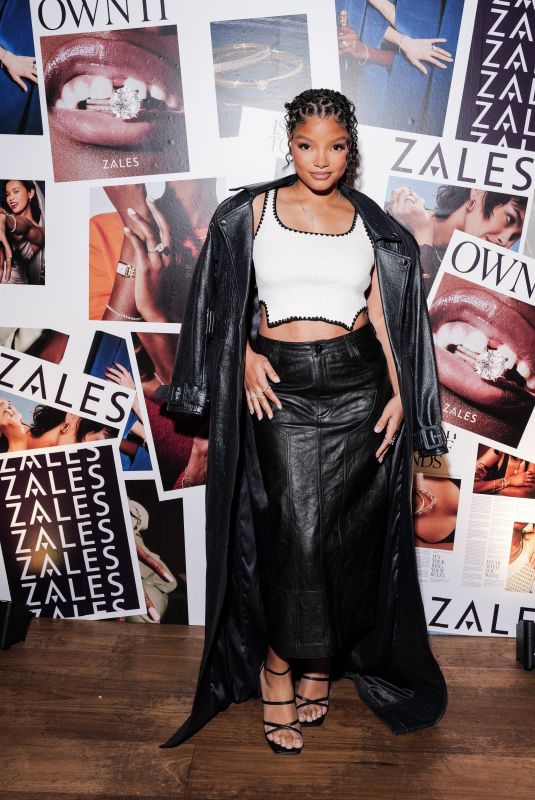 HALLE BAILEY Joined Zales to Celebrate Launch of Its New Own it Campaign in New York City 04/30/2025