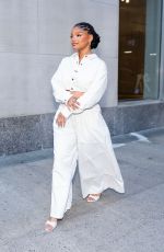 HALLE BAILEY Out and About on Upper West Side in New York City 04/30/2025