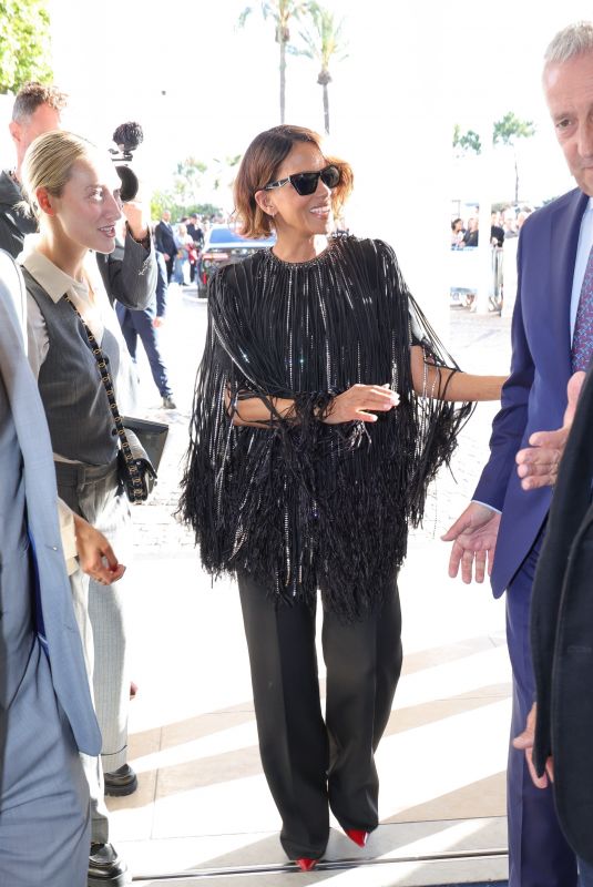 HALLE BERRY Arrives at Hotel Martinez in 05/12/2025