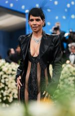 HALLE BERRY at 2025 Met Gala Celebrating Superfine: Tailoring Black Style in New York 05/05/2025
