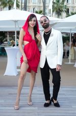 HANDE ERCEL at Giambattista Valli x Vogue100 Dinner Party in Cannes 05/15/2025