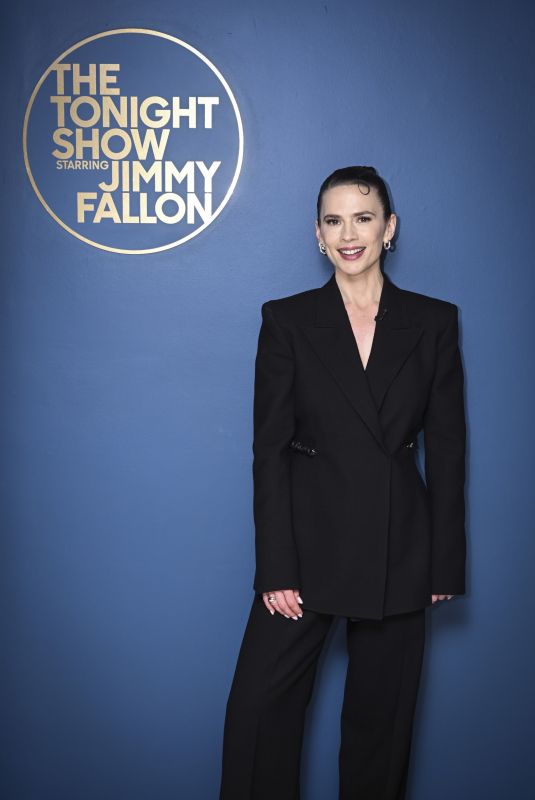 HAYLEY ATWELL at Tonight Show Starring Jimmy Fallon in New York 05/22/2025