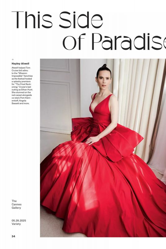 HAYLEY ATWELL in Variety Magazine, May 2025