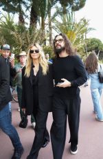 HEIDI KLUM and Tom Kaulitz Out at Cannes Film Festival 05/12/2025