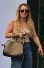 HILARY DUFF Arrives for Lunch at E Baldi in Beverly Hills 05/14/2025