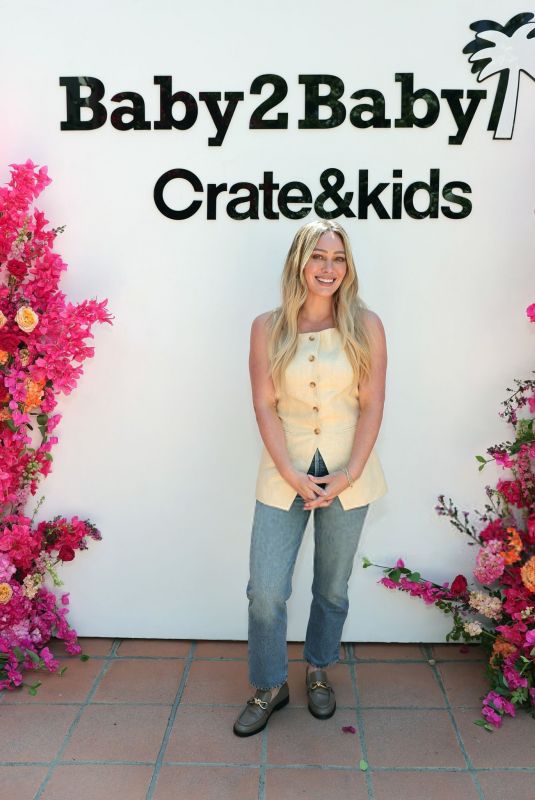 HILARY DUFF at The Baby2Baby Mother