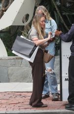 HILARY DUFF Shopping at Chloe on Melrose Place in Los Angeles 05/07/2025
