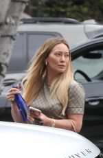HILARY DUFF Shopping at Chloe on Melrose Place in Los Angeles 05/07/2025