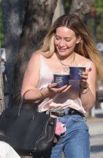 HILARY DUFF Stops for Yogurt in Los Angeles 05/02/2025