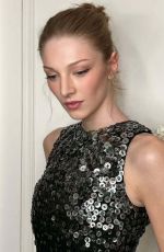 HUNTER SCHAFER Arrives at Johnnie Walker x Olivier Rousteing Pre-Met Gala Dinner Party in New York 05/03/2025