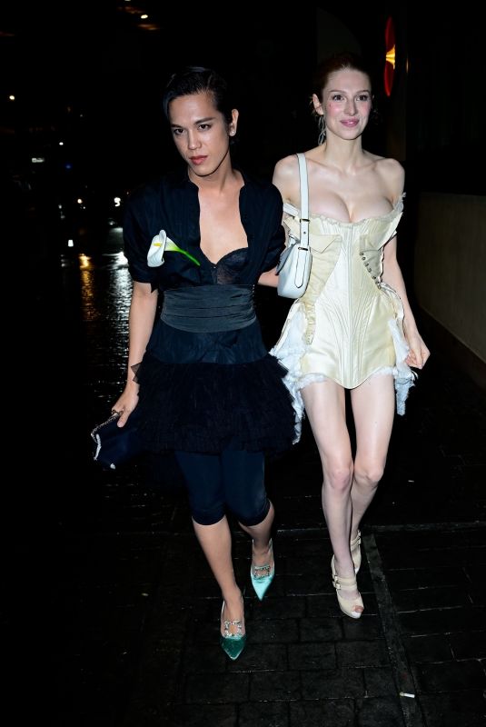 HUNTER SCHAFER Arrives at Richie Akiva