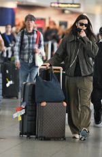 IRINA SHAYK Arrives at JFK Airport in New York City 05/17/2025