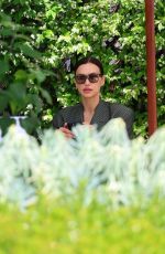 IRINA SHAYK Out for Lunch at Hotel Martinez in Cannes 05/15/2025