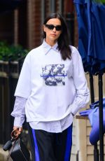 IRINA SHAYK Out with Her Dog After Met Gala Night in New York 05/06/2025