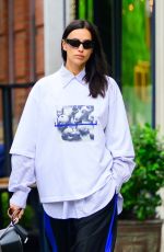 IRINA SHAYK Out with Her Dog After Met Gala Night in New York 05/06/2025