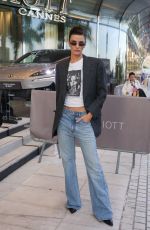 ISABELI FONTANA Out and About in Cannes 05/13/2025