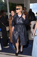 ISABELLA FERRARI Leaves Hotel Martinez in Cannes 05/23/2025