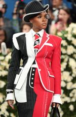 JANELLE MONAE at 2025 Met Gala Celebrating Superfine: Tailoring Black Style in New York 05/05/2025