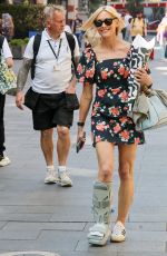 JENNI FALCONER Out in a Floral Dress in London 04/30/2025