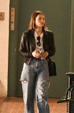 JESSICA BIEL Leaves a Late Appointment in Beverly Hills 05/09/2025