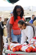JODIE TURNER-SMITH at a Farmers Market in Los Angeles 05/18/2025