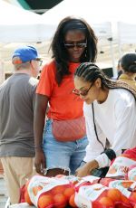 JODIE TURNER-SMITH at a Farmers Market in Los Angeles 05/18/2025