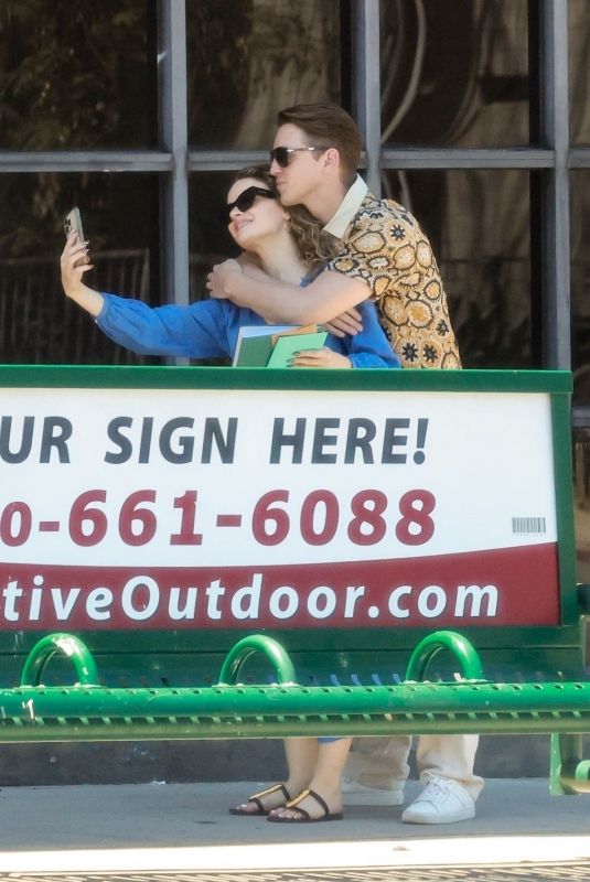 JOEY KING and Steven Piet Snap Some Selfies Out in Los Feliz 05/11/2025