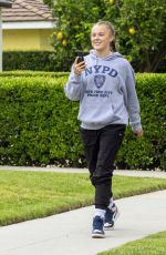 JOJO SIWA Takes a Quick Stroll Ahead of Dance Rehearsal in Los Angeles 05/01/2025