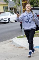 JOJO SIWA Takes a Quick Stroll Ahead of Dance Rehearsal in Los Angeles 05/01/2025
