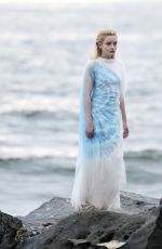 JULIA GARNER on the Set of Fantastic 4 in Los Angeles 05/06/2025