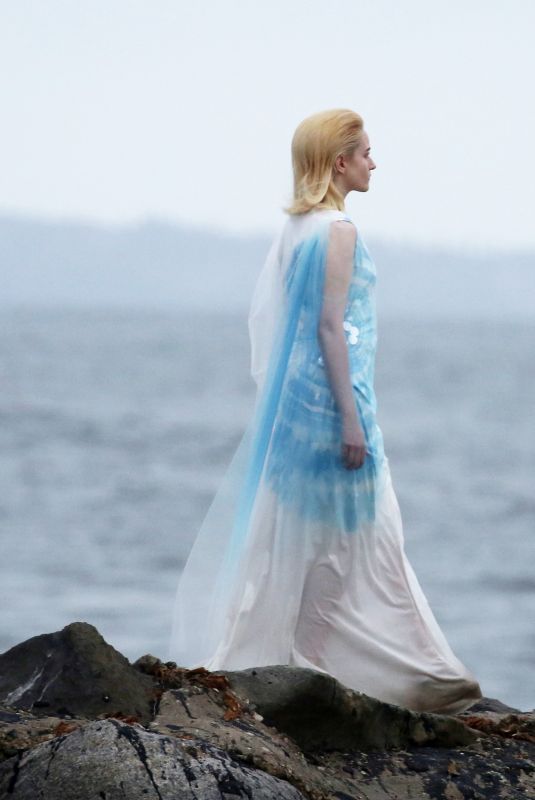 JULIA GARNER on the Set of Fantastic 4 in Los Angeles 05/06/2025