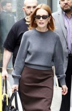 JULIANNE MOORE Arrives at The View in New York 05/28/2025