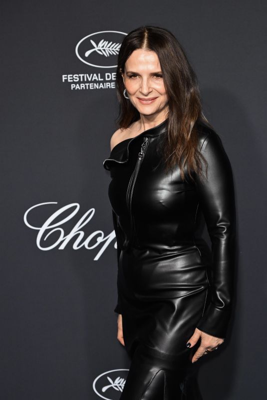 JULIETTE BINOCHE at Trophee Chopard Official Dinner at The Carlton in Cannes 05/16/2025