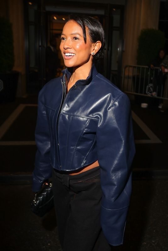 KARRUECHE TRAN Leaves Mark Hotel in New York City 05/05/2025