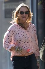 KATE MOSS Out Picks Flowers in Notting Hill 05/04/2025