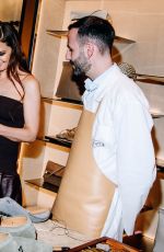 KATIE HOLMES at Tod