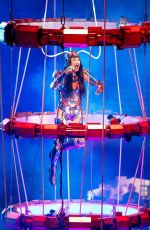KATY PERRY Performs at Her Lifetimes Tour in Monterrey 04/28/2025
