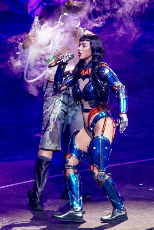 KATY PERRY Performs at Her Lifetimes Tour in Monterrey 04/28/2025
