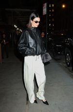 KENDALL JENNER Leaves Dinner at Cafe Zaffri in New York 04/30/2025