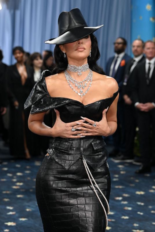 KIM KARDASHIAN at 2025 Met Gala Celebrating Superfine: Tailoring Black Style in New York 05/05/2025