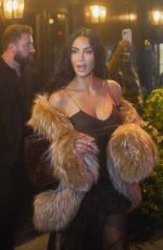 KIM KARDASHIAN Leaves Parisian Restaurant Le Voltaire 05/13/2025