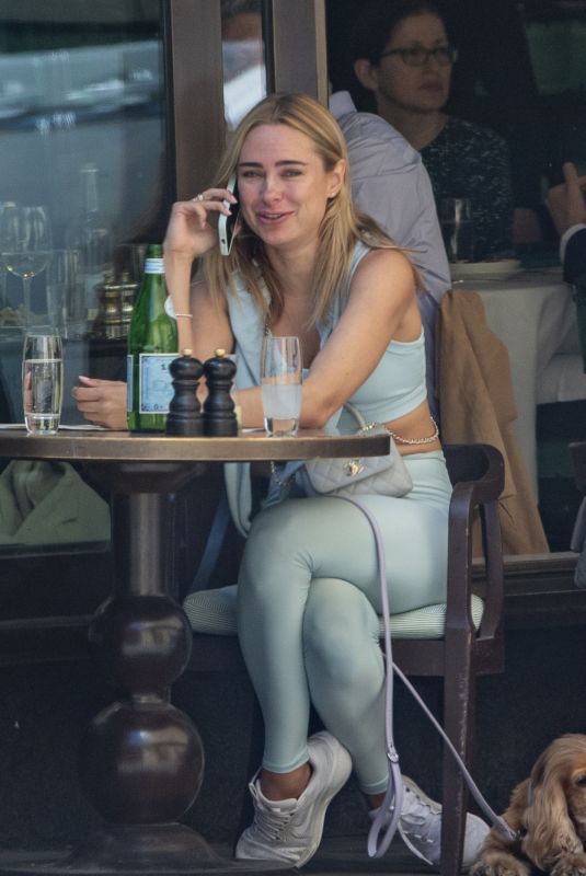 KIMBERLEY GARNER Out for Lunch at Cecconi