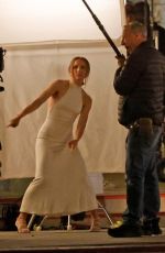 KRISTEN BELL and Adam Brody Shoot Engagement Party Scene for Nobody Wants This 05/09/2025