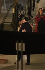 KRISTEN BELL and Adam Brody Shoot Engagement Party Scene for Nobody Wants This 05/09/2025
