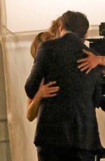 KRISTEN BELL and Adam Brody Shoot Engagement Party Scene for Nobody Wants This 05/09/2025